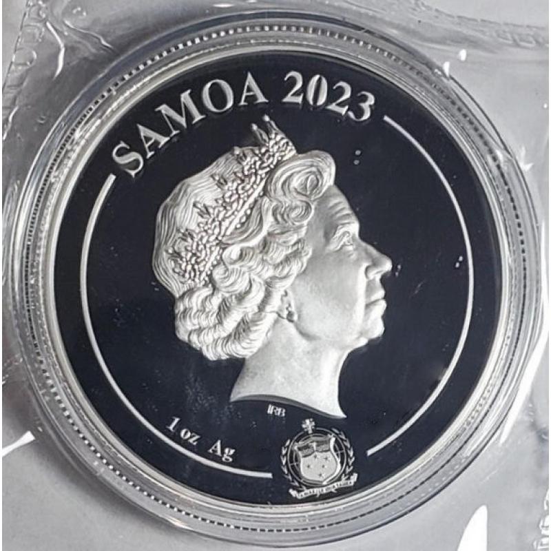 2023 Samoa Commemorative Coin Golden Eagle Majestic Free Bird USA