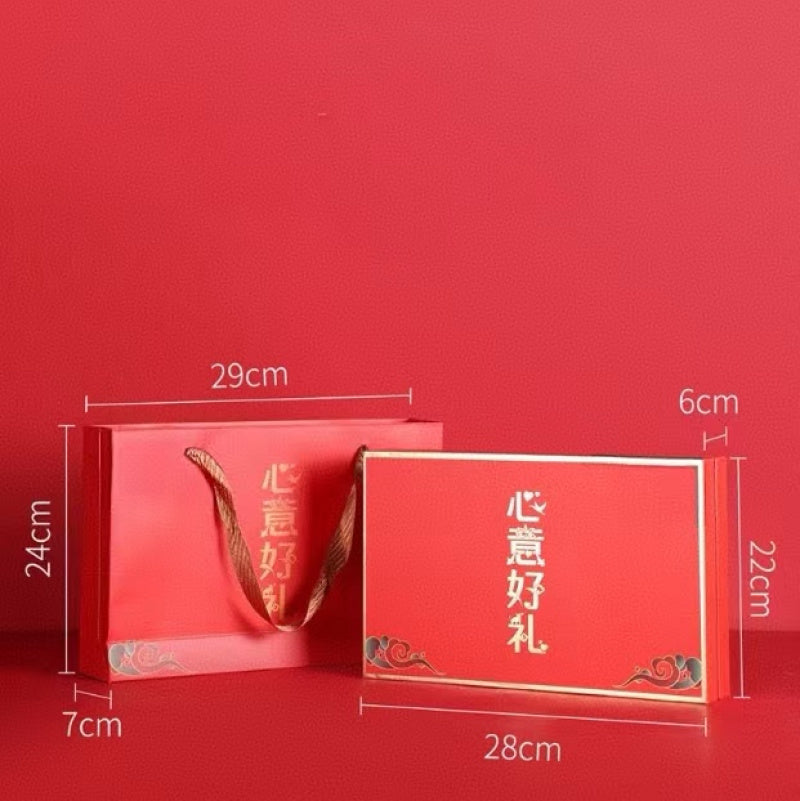 Cow horn comb female gift box Valentine's Day Mother's Day gift for mum to wife girlfriend birthday wedding gift