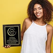 Personalized Engraved Plaques and Awards. Great for Retirement, Thank You, Military Recognition, Special Achievements, Memorials, Sports, School, and Corporate Awards