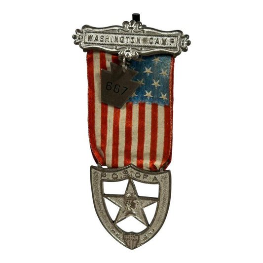 Patriotic Order of Sons of America Washington Camp Medal