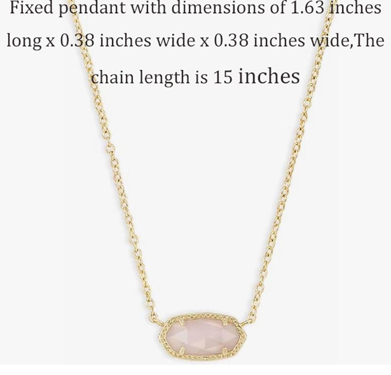 Women's Rose Shi Ying pendant gold necklace fashion jewelry holiday jewelry custom jewelry summer accessories Spring Festival New Year Mother's Day Valentine's Day wedding anniversary.