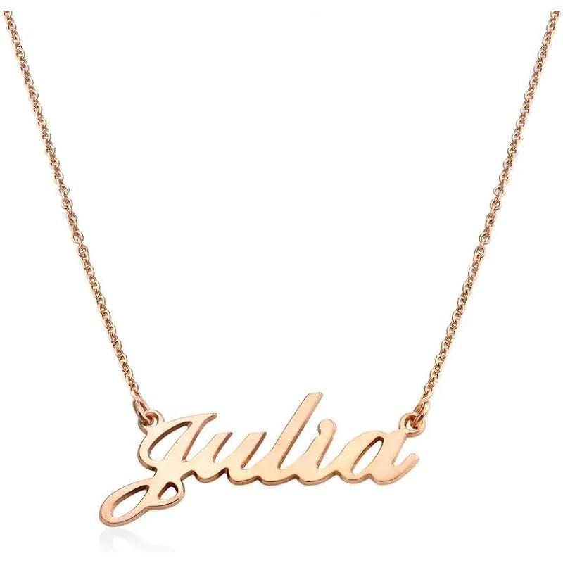Personalized Choose Your Style Diamond Name Necklace - Custom Nameplate Pendant - Dainty Gift for Her, Women - Gift for Mother's Day, Christmas, Birthday
