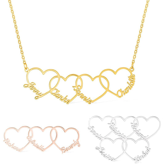 Personalized Necklace for Women, Custom Family Pendant Jewelry, Mother's Day, Birthday Gifts for Mom Grandma