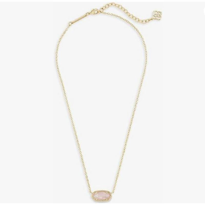 Women's Rose Shi Ying pendant gold necklace fashion jewelry holiday jewelry custom jewelry summer accessories Spring Festival New Year Mother's Day Valentine's Day wedding anniversary.
