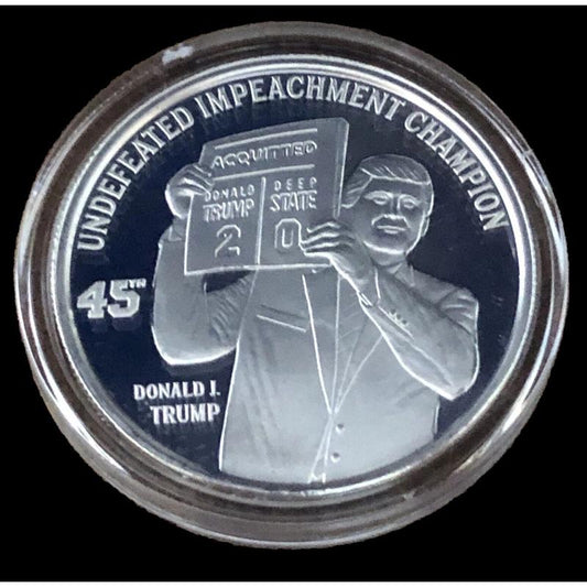 Trump's two-time impeachment champion commemorative coin