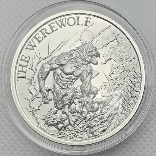 Werewolf 1 oz .999 European Folklore London Mythology Shapeshift commemorative coin