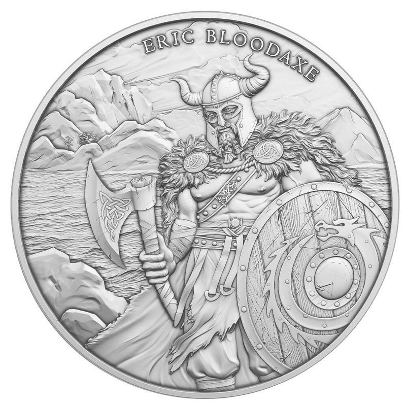 Roll of 20 - 1 oz Eric Bloodaxe commemorative coin