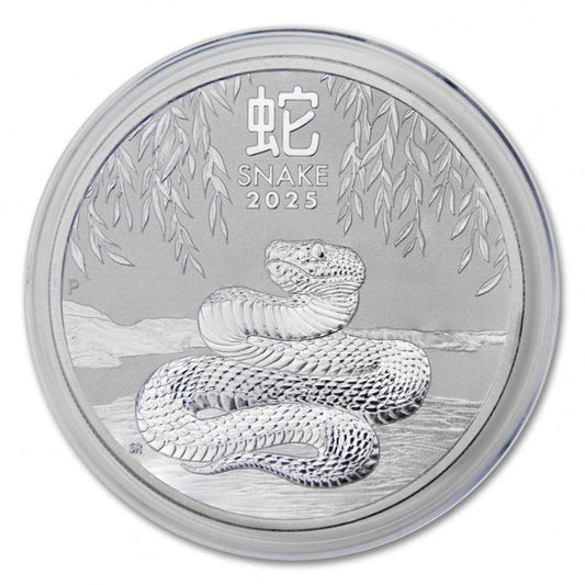 2025 Australian Silver Lunar Series Three year of the snake Commemorative Coins