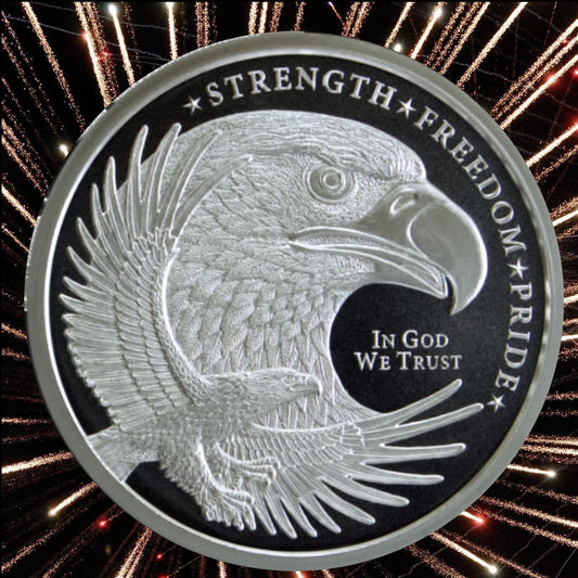 Silver eagle commemorative coin