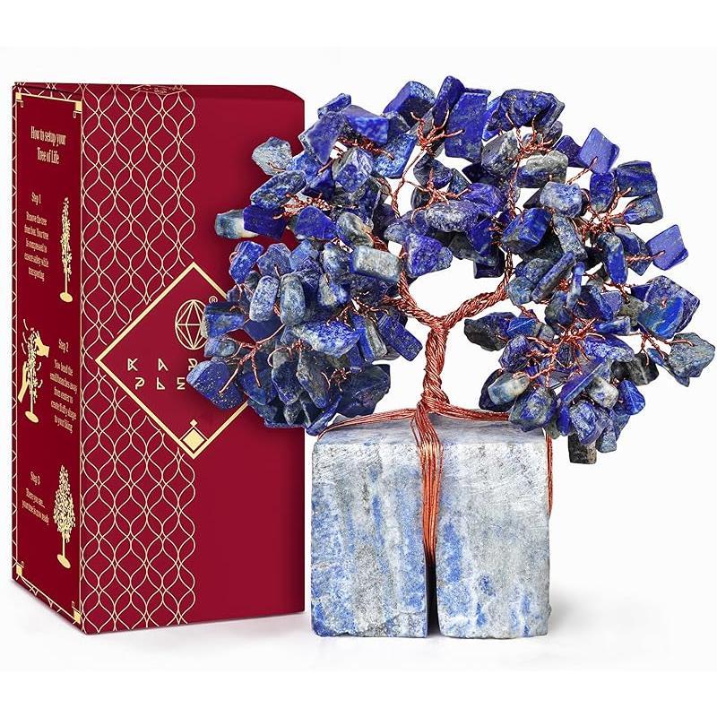 Crystal Tree of Life 7 Chakra Healing Crystal Trees for Home Decor, Office Desk Decor, Living Room Decor, Handmade Bonsai Trees for Positive Energy, Money, Good Luck Birthday Gifts for Women, Mom