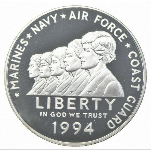 American commemorative coin proving that women were in the military Vietnamese navy in 1994.