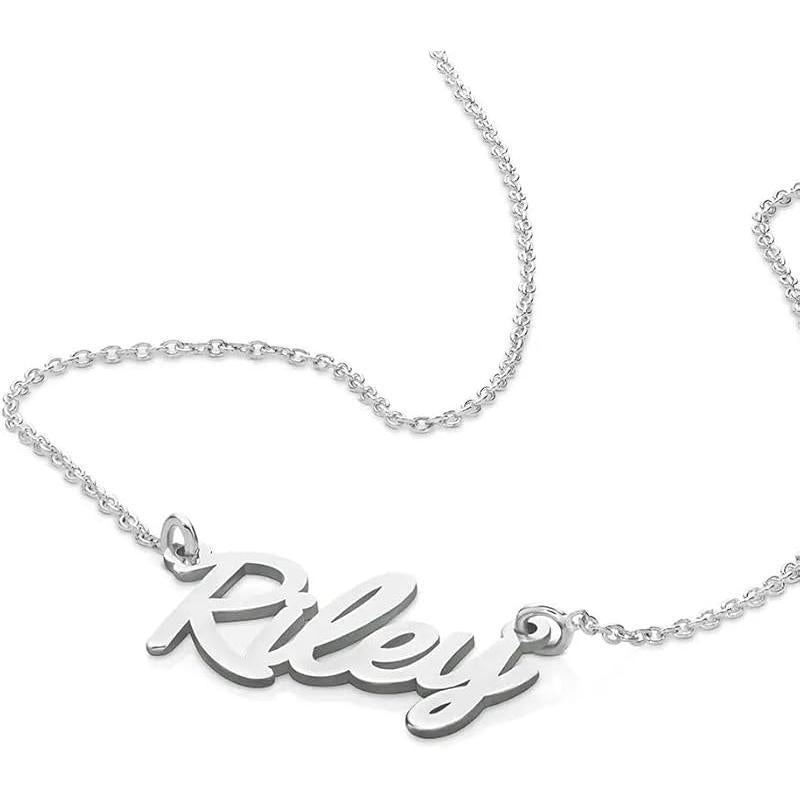 Personalized Choose Your Style Diamond Name Necklace - Custom Nameplate Pendant - Dainty Gift for Her, Women - Gift for Mother's Day, Christmas, Birthday