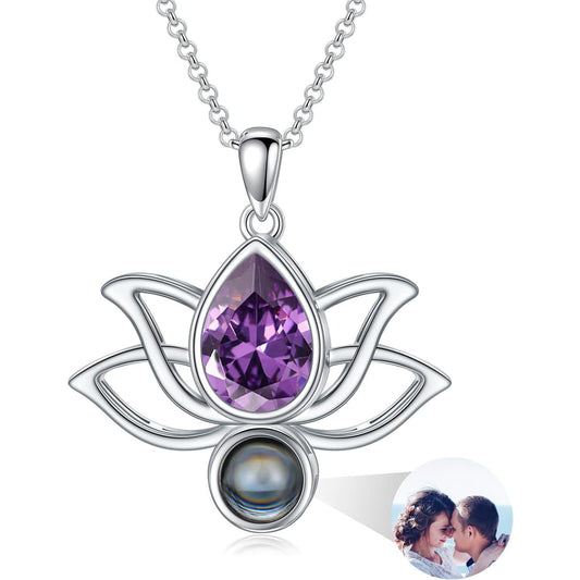 925 Sterling Silver I Love You Necklace 100 Languages with Picture Necklace Butterfly/Dragonfly/Sunflower/Infinity/Lotus/Elephant/Panda/Mom Daughter Pendant Necklace Gifts for Women Girls