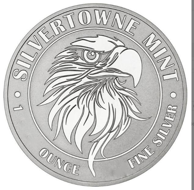 Roll of 20 - 1  oz Mighty Eagle commemorative coin