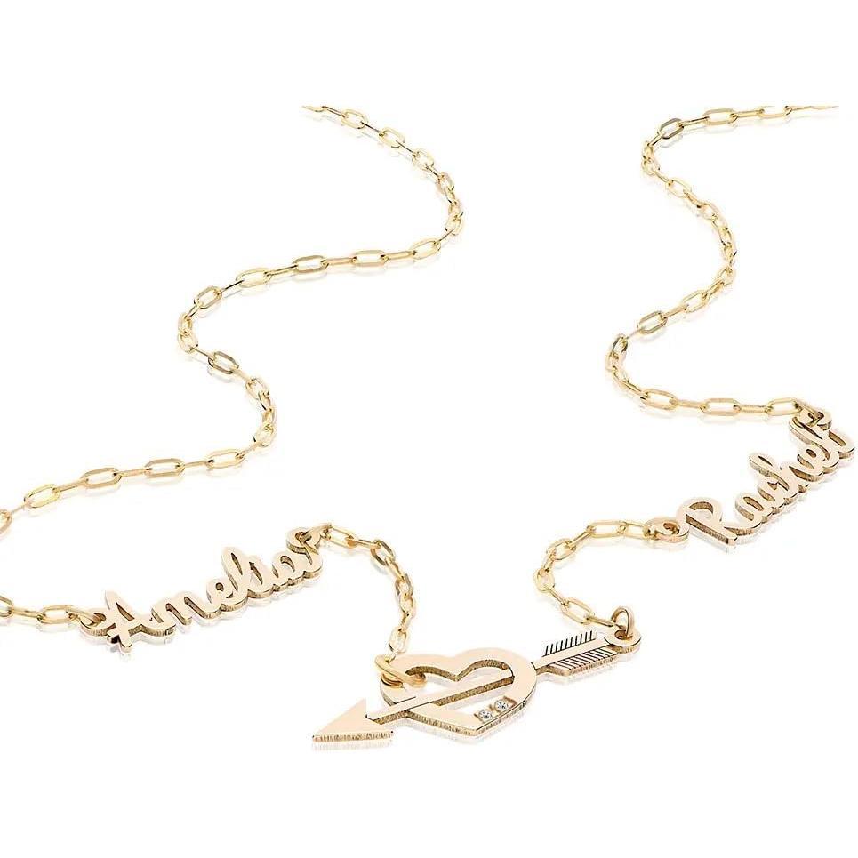 Personalized Choose Your Style Diamond Name Necklace - Custom Nameplate Pendant - Dainty Gift for Her, Women - Gift for Mother's Day, Christmas, Birthday