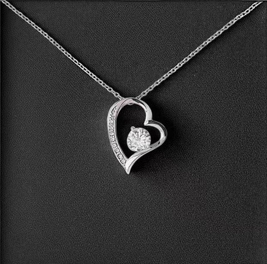 Custom Jewelry: Refresh Heart 925 Silver Necklace for Tropical Climates——A Collectible Birthday Gifts & Party/Daily Wear Accessories. Custom Heart Necklace—Perfect Gifts for Wife, Girlfriend, Mother.