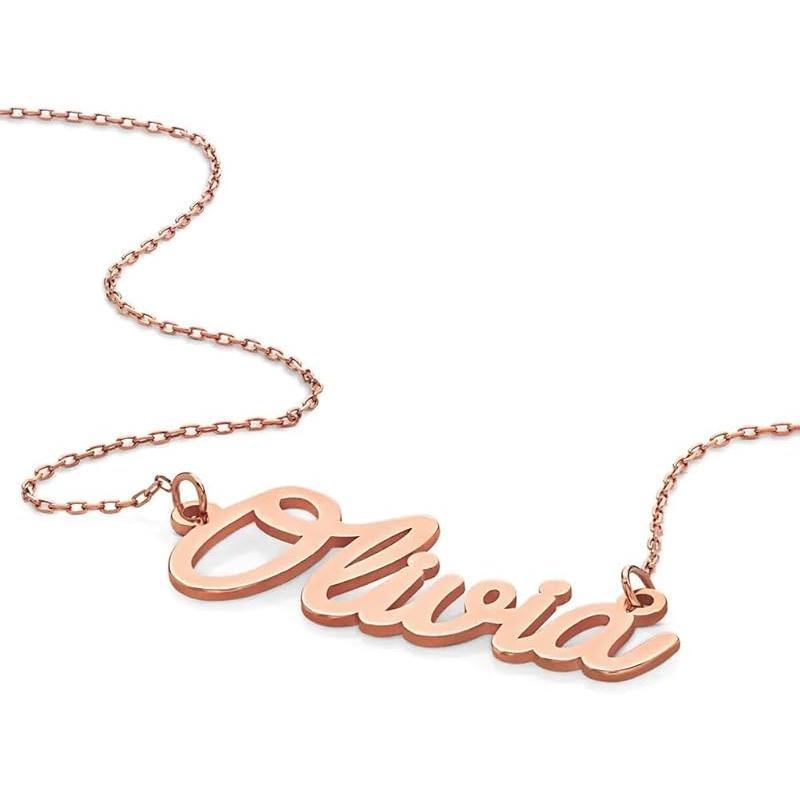 Personalized Choose Your Style Diamond Name Necklace - Custom Nameplate Pendant - Dainty Gift for Her, Women - Gift for Mother's Day, Christmas, Birthday