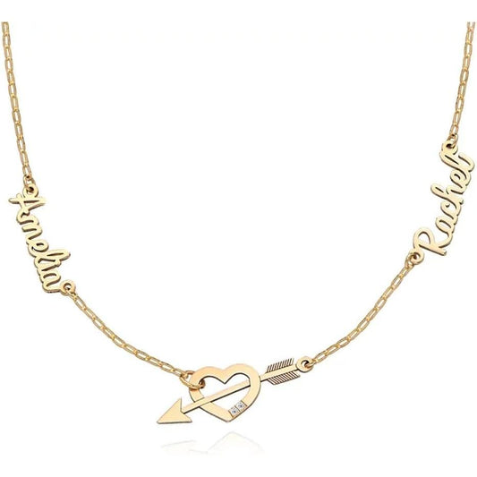 Personalized Choose Your Style Diamond Name Necklace - Custom Nameplate Pendant - Dainty Gift for Her, Women - Gift for Mother's Day, Christmas, Birthday