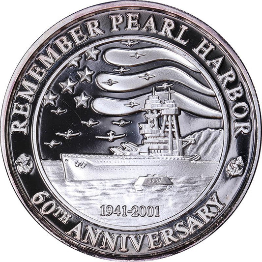Remember the 60th anniversary commemorative coin of Pearl Harbor in 2001.